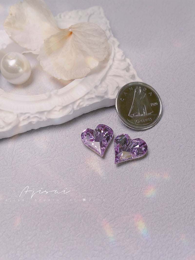 AJISAI Pointed Back Crystal - Sweet Heart