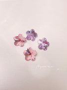 AJISAI Luxury 6D Crystal Pointed Back Flower - 10mm