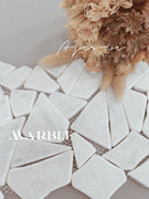 AJISAI Nail Rock Decor Background - Marble