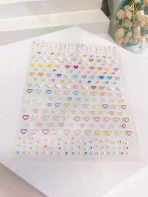 AJISAI Nail Sticker - Mixed Heart