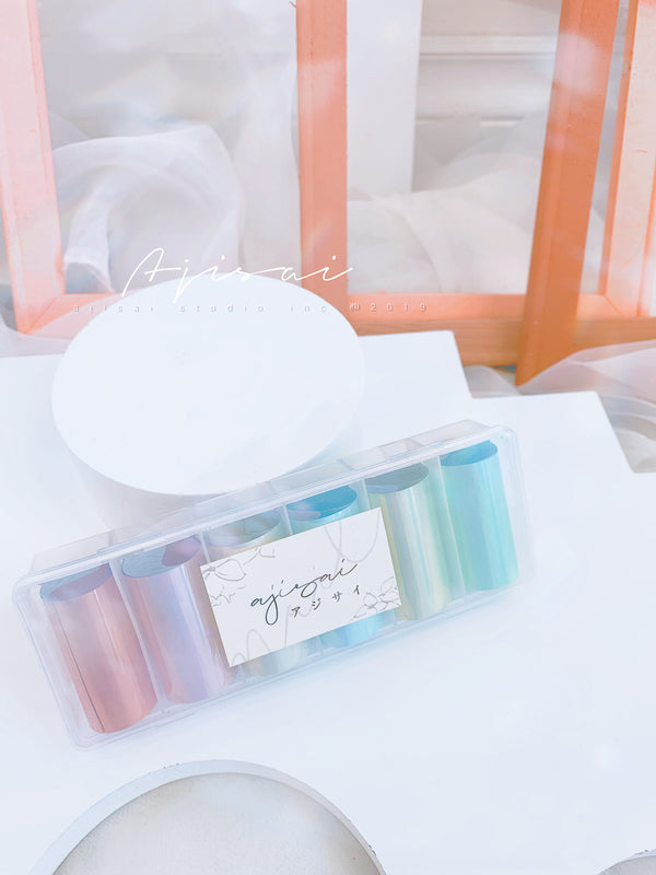 AJISAI Nail Art - Transfer Foil Macaron Collection