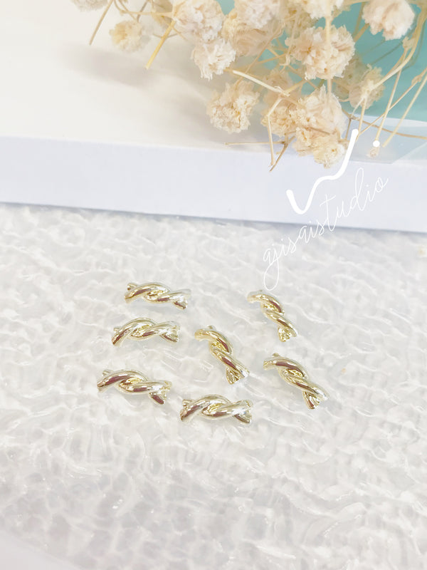 AJISAI Charm - Light Gold Twist Collection